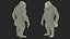 Big Ape Gigantopithecus in Standing Pose