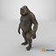 Big Ape Gigantopithecus in Standing Pose