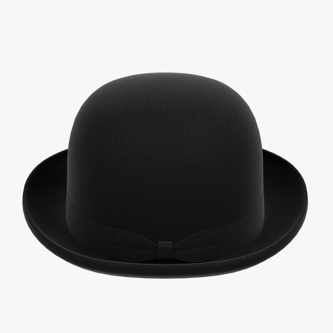 Bowler Hat 3D Model - TurboSquid 1411809