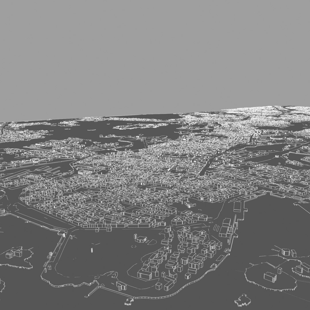 Helsinki Cityscape Dxf