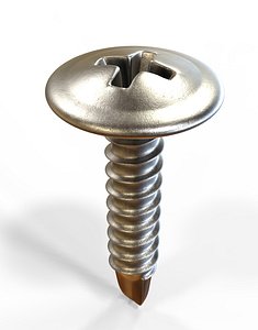 3D model screw tool hardware