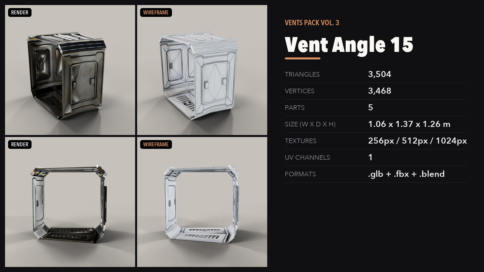 Vents Pack Vol 3 3D https://p.turbosquid.com/ts-thumb/8v/m3qAeE/zB/03_preview/png/1791684328/1920x1080/fit_q87/66ccc090d3c5e543929ae447310a17f6b622d74c/03_preview.jpg