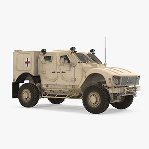oshkosh m-atv medical vehicle 3D model