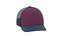 Trucker Hat with Mesh Back Navy Plum 