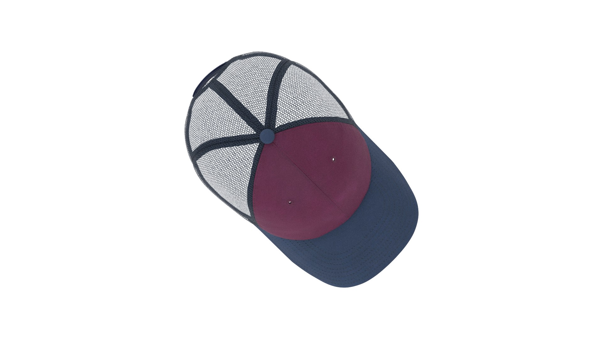 Trucker Hat with Mesh Back Navy Plum  3D https://p.turbosquid.com/ts-thumb/8v/tai5Bw/Zo/truckerhatnavyplum_top/png/1777147801/1920x1080/fit_q87/52d9c7c9b583359fe0371a40904b448e36d3066e/truckerhatnavyplum_top.jpg