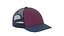 Trucker Hat with Mesh Back Navy Plum 