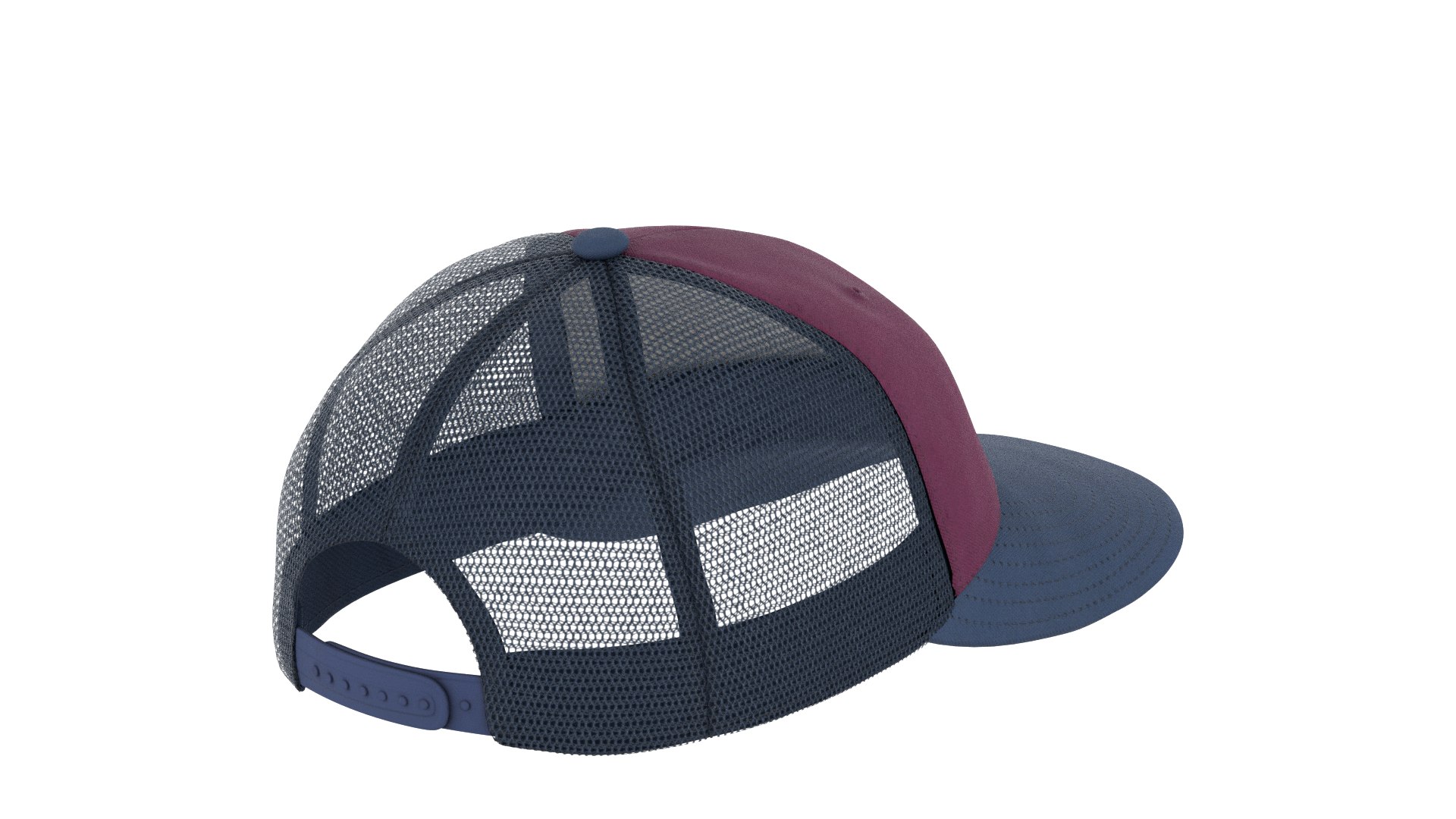 Trucker Hat with Mesh Back Navy Plum  3D https://p.turbosquid.com/ts-thumb/8v/tai5Bw/xZ/truckerhatnavyplum_07/png/1777147742/1920x1080/fit_q87/f72dc29ab94dcc777003a901888e94f6155dcd20/truckerhatnavyplum_07.jpg