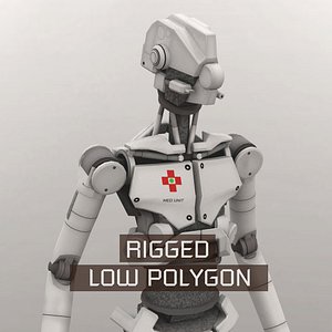 3D medical rigged model