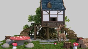 3D cartoon hut20220430 model