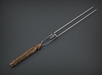 Barbecue Prong 3D Model