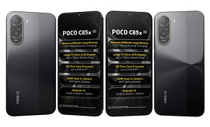 Xiaomi Poco C85x 5G Black 3D model