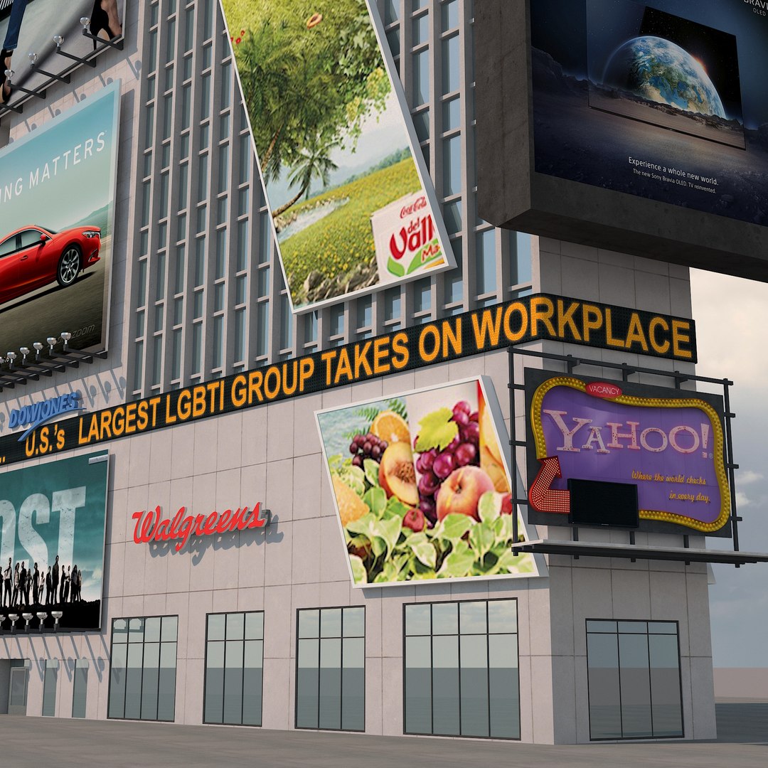 3D model square building - TurboSquid 1283568