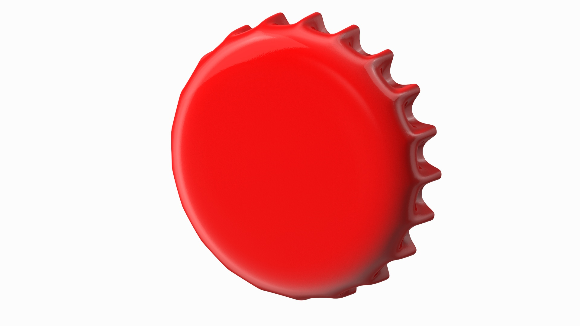 3D Crown Cork Bottle Cap Red model TurboSquid 2174269