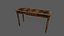 3D console table