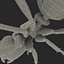 Formica nera con modello 3D in pelliccia