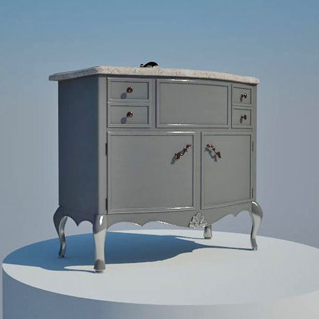 Vanity Unit Interior 3d Model