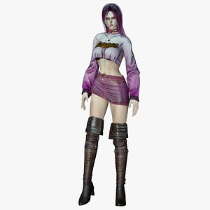 Fashion Girl 3D model