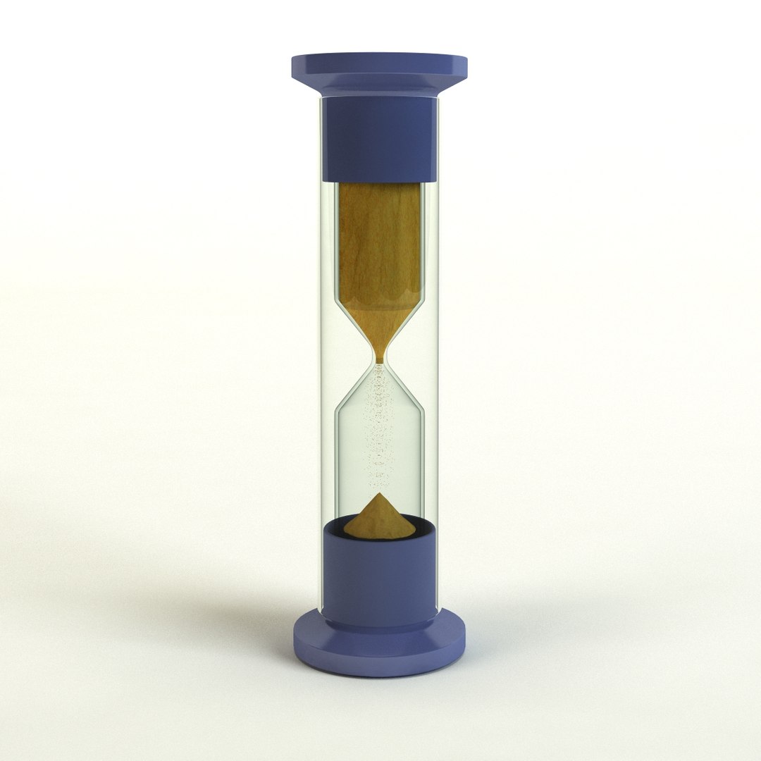 Glass Hourglass Laboratory 3d Model