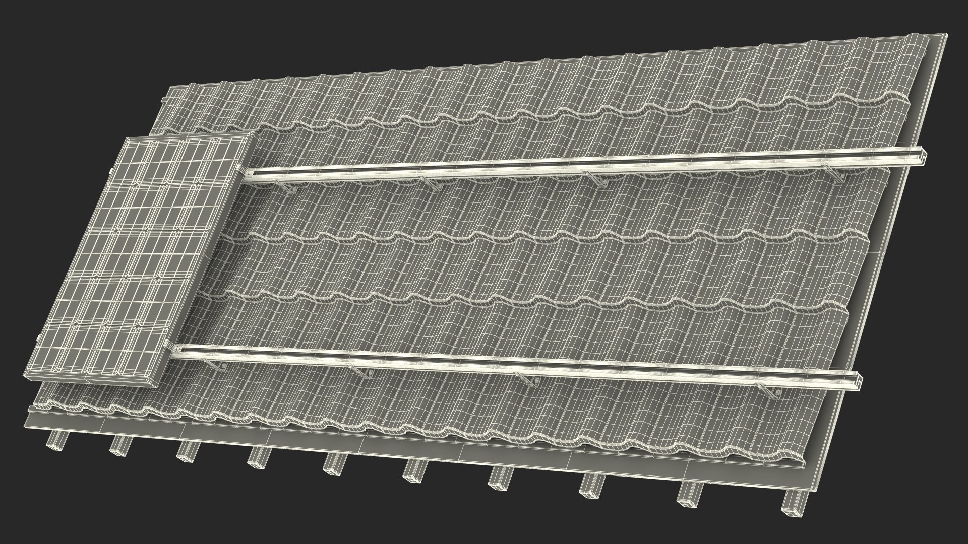 Metal Roofing with Solar Panel 3D model https://p.turbosquid.com/ts-thumb/8w/RnfLWF/0h/metalroofingwithsolarpanelvray3dmodel022/jpg/1719562635/1920x1080/fit_q87/5c928d8379200ac8a86853490099b729ed961f55/metalroofingwithsolarpanelvray3dmodel022.jpg
