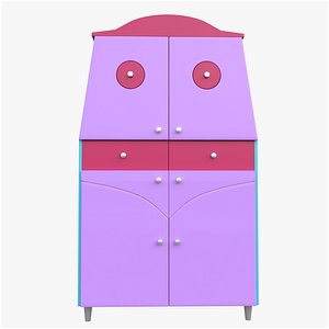 3D Kids Wardrobe