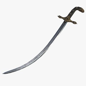 Fantasy Sword RPG Persian Shamshir Kilij Talwar Pulwar Nimcha Pusat Scimitar Sabre Sword Curved