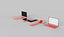 Modelo 3D de un decorado de alfombra roja
