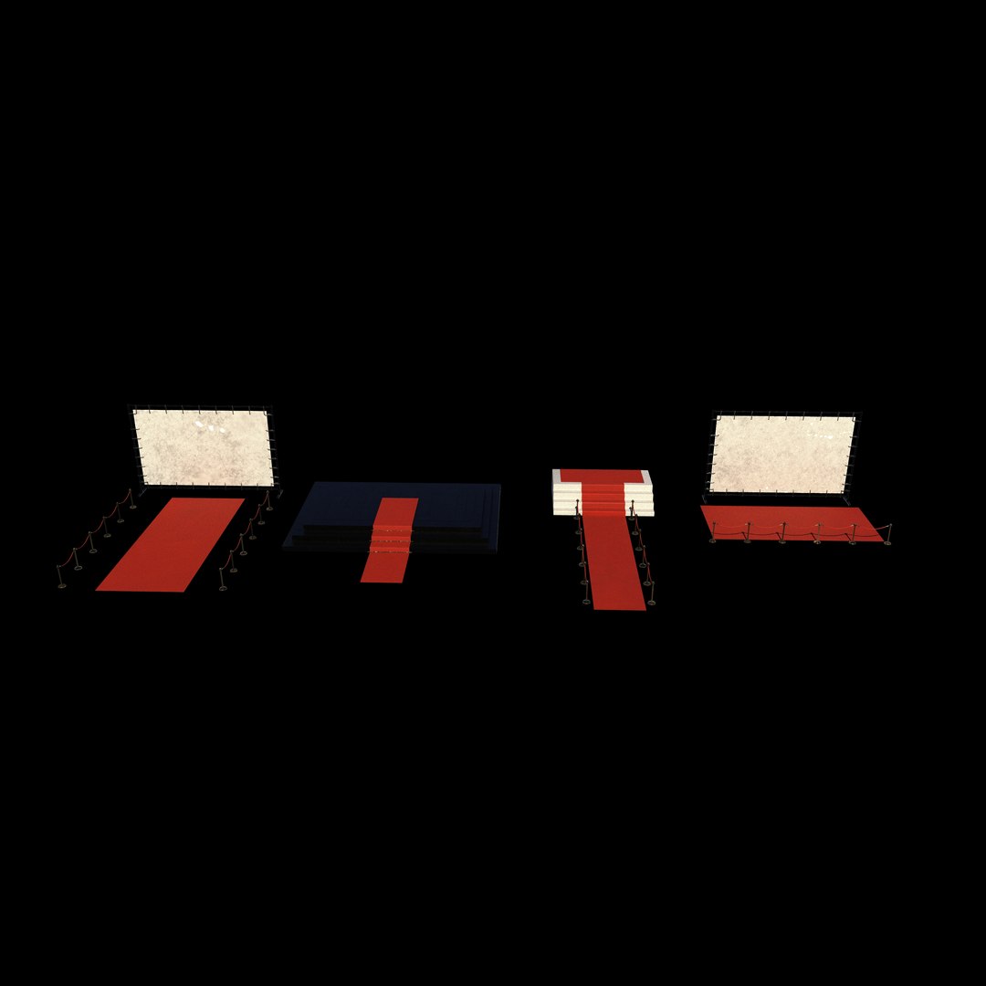 3D red carpet set 3D model https://p.turbosquid.com/ts-thumb/8w/ZX4DHg/Qz/redcarpetset1/jpg/1774196555/1920x1080/fit_q87/1dbd5df62c9f0084c2eefda025e70049d87819ec/redcarpetset1.jpg