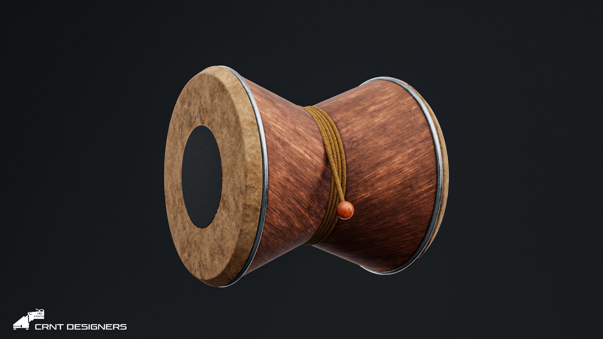 3D Damaru Musical Instrument 3D Model - TurboSquid 2417652