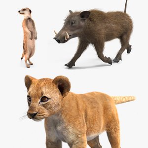 Lion King Animals Fur Collection