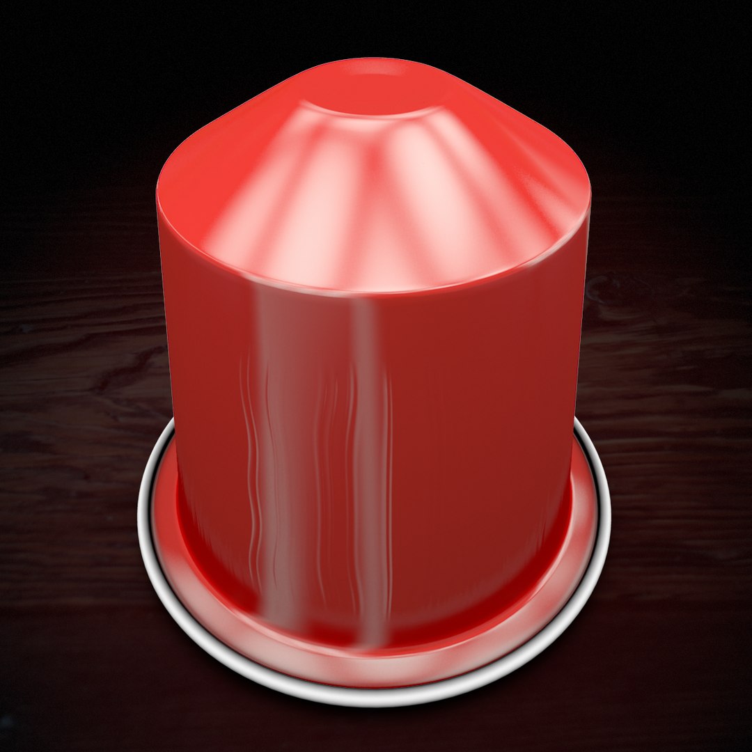 3d Model Nespresso Capsule Decaffeinato
