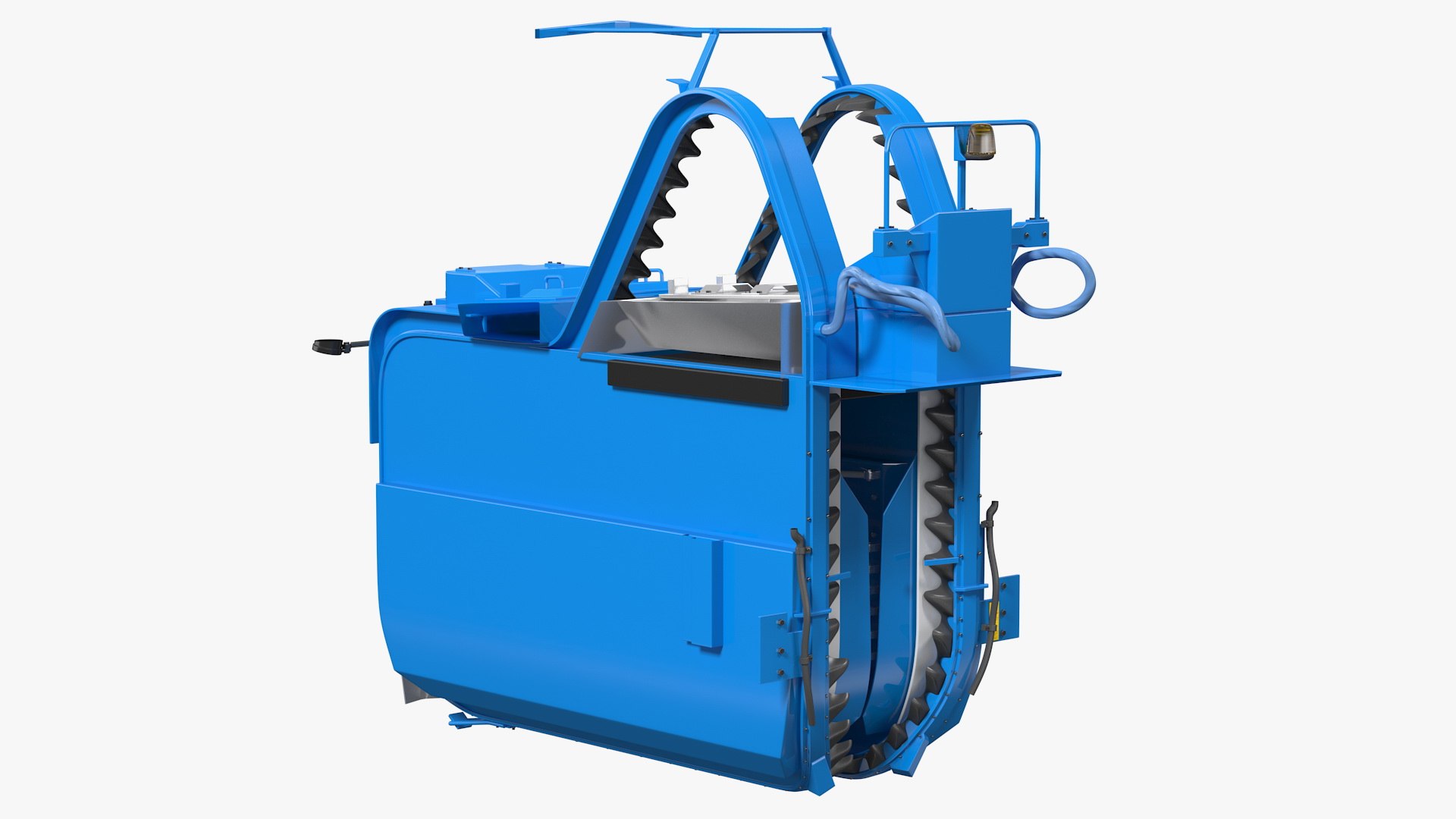 BRAUD 9090X Grape Harvester Machine 3D model preview