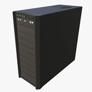 3D Computer Tower - Circa 2010s model