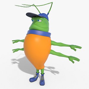 Cartoon Bug 3D Models for Download | TurboSquid