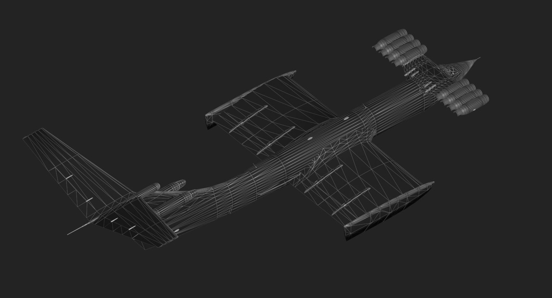 Ekranoplan Km 3d Model