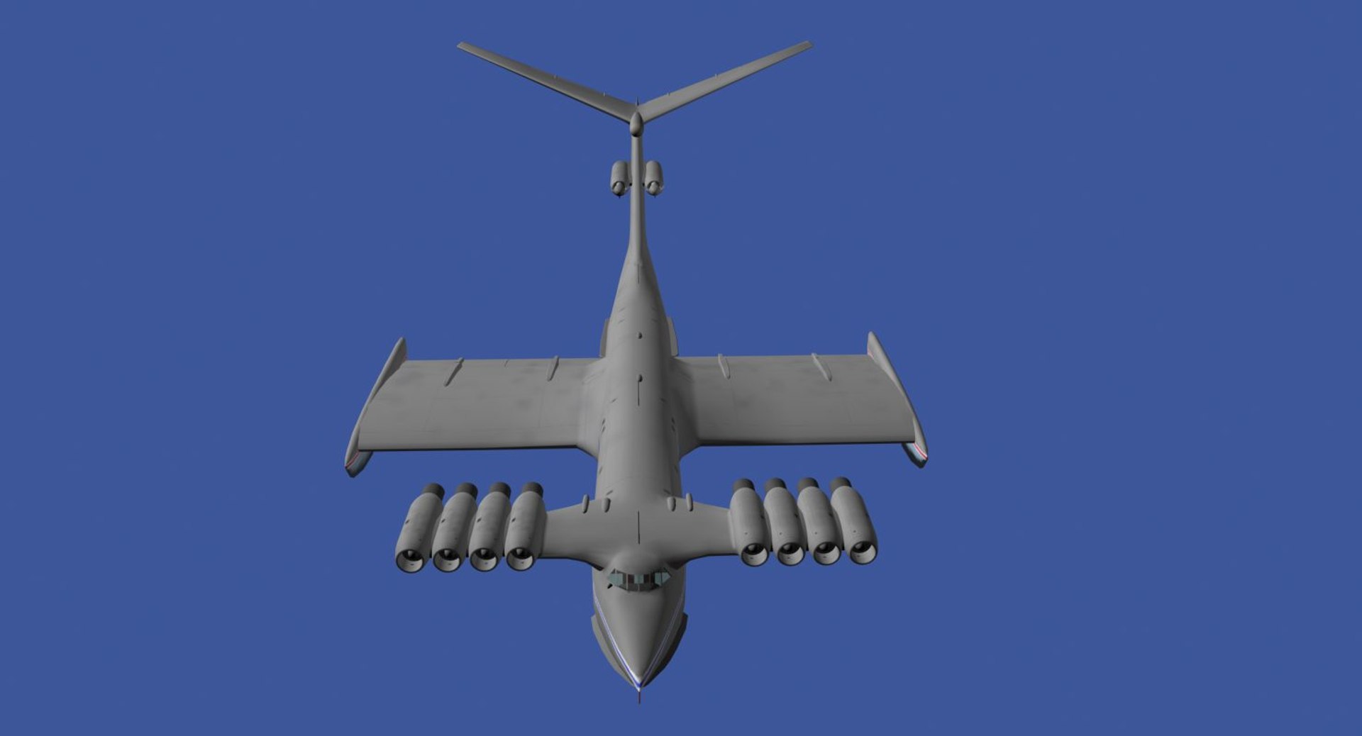 Ekranoplan Km 3d Model