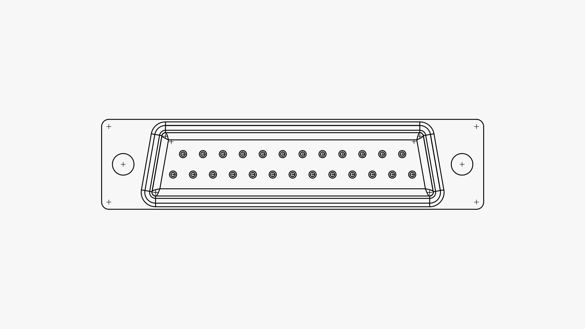 DB25 male connector through hole 3D model https://p.turbosquid.com/ts-thumb/8w/oaizdR/ic/bottom/png/1668237304/1920x1080/fit_q87/31672dfc87139f010e10ddbcfea87fa7e8657b34/bottom.jpg