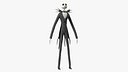 Jack Skellington Character Rigged