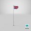 British Flag and Big Ben Collection V2 3D model