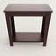 Pierce Espresso Chairside Table