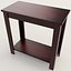 Pierce Espresso Chairside Table