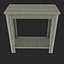 Pierce Espresso Chairside Table