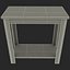 Pierce Espresso Chairside Table