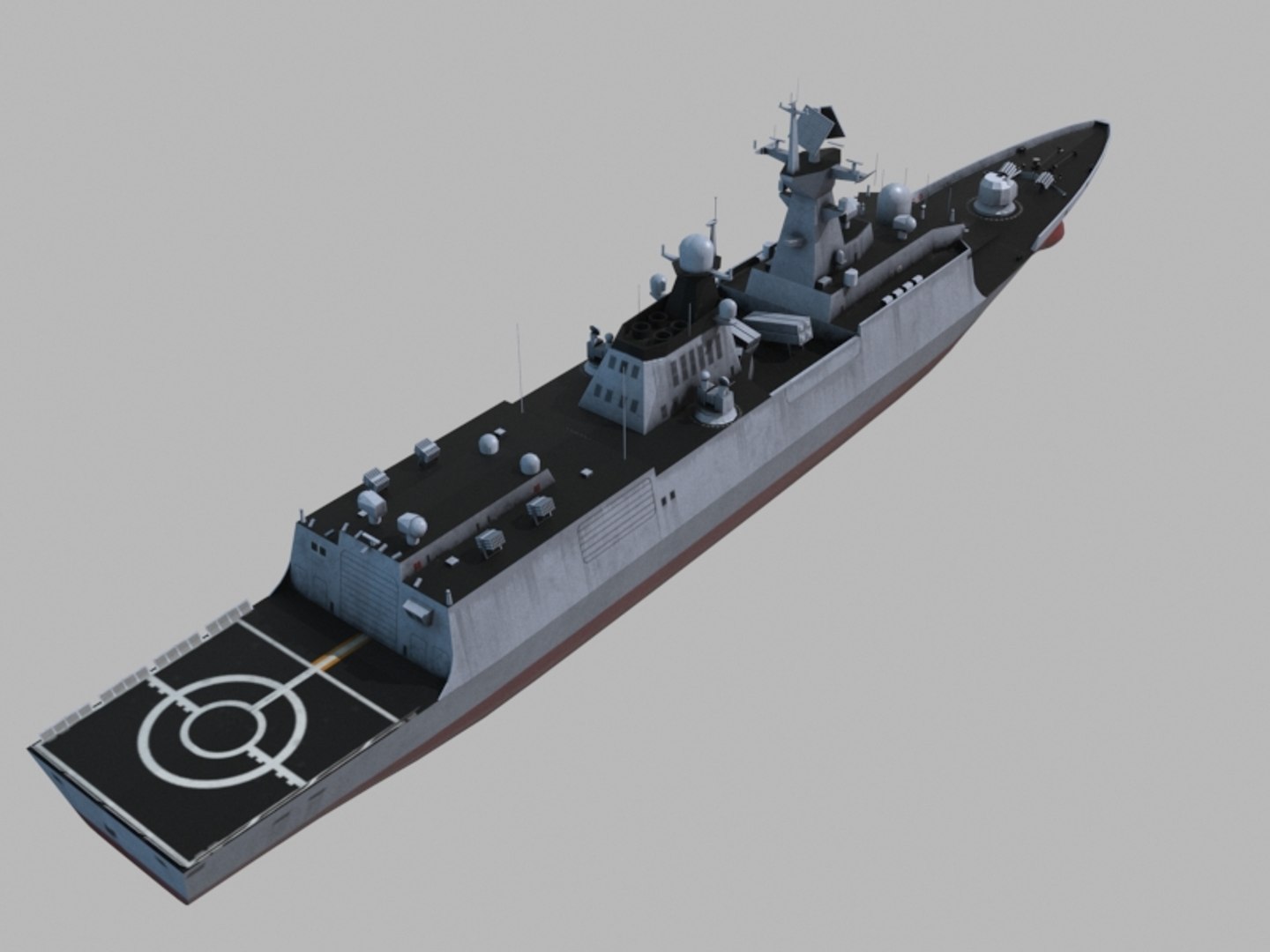 Warship Chinese Navy 3D Model - TurboSquid 1259165