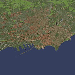 3D model Casablanca Morocco - city and urban