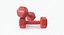 Plastic Fitness Dumbbells 1.5kg