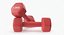 Plastic Fitness Dumbbells 1.5kg