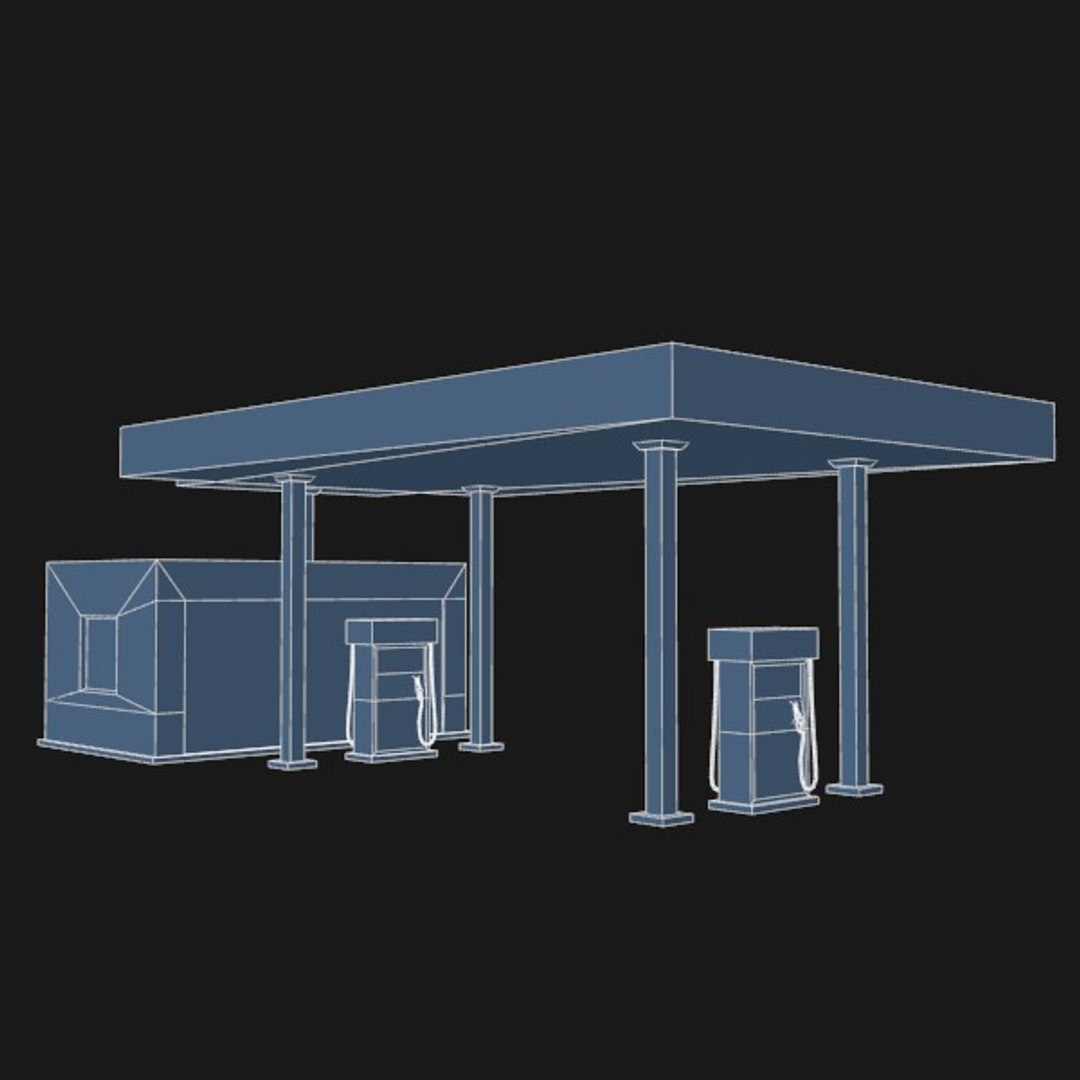 low-poly gas station 3d model https://p.turbosquid.com/ts-thumb/8w/uWD6ZH/27pF9CN6/gswire1/jpg/1399125415/1920x1080/fit_q87/31ce730b461a657e569cdb5144b017fac3151064/gswire1.jpg