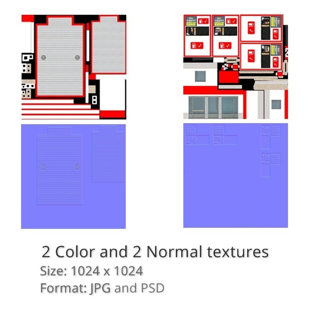 low-poly gas station 3d model https://p.turbosquid.com/ts-thumb/8w/uWD6ZH/v91g7Byp/texdesc/jpg/1399126380/1920x1080/fit_q87/eaadd2cc914fc423035d29a4faa8395c4ab2c80e/texdesc.jpg