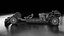 Mid Poly and Low Poly Generic Racing Car F1 03