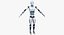 sci-fi male female robots 3D model